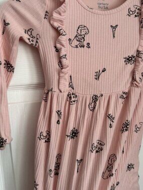 Toddler girl poodle Carters dress